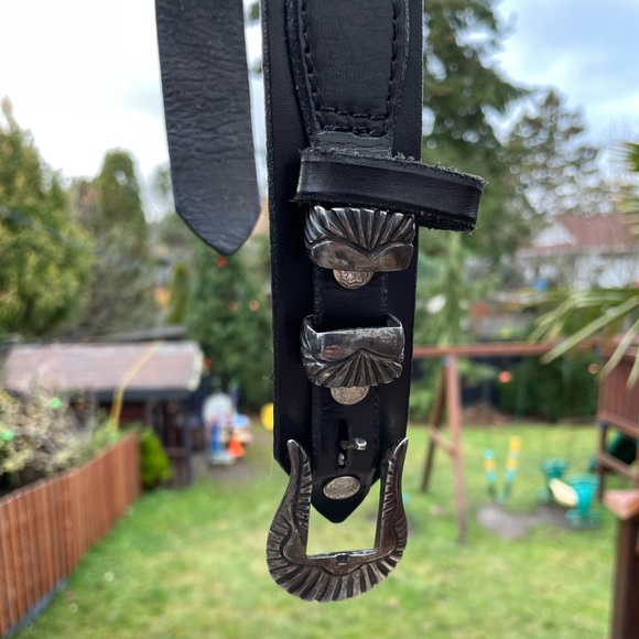Chrome heart inspired belt SOLD - Picture 2 of 4